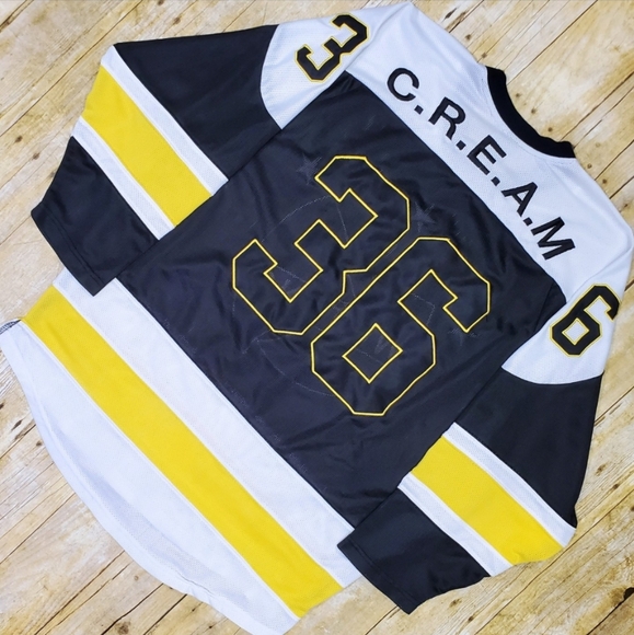 Limited Edition Wu Tang 36 C.R.E.A.M. Hockey Jersey Size M EUC Rza Hip Hop - Picture 7 of 11